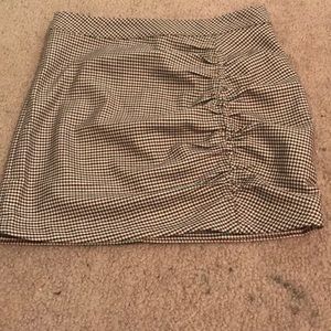 NWOT Free People plaid skirt size 0.